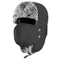 Pikkukuva 5 / 10: Unisex Lasten Nuorten Trapper-hattu Lämmin Talvihattu Korvaläpät Bomber-hatut Tekoturkis