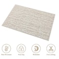 Pikkukuva 3 / 5: Lämmönkestävät tablettien suojukset, tahroja hylkivät, liukumattomat, pestävät PVC-pöytämatot beige