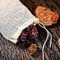 Miniatyrbillede 5 af 5: 10 stk. muslinposer bomuld muslin snøreposer hessian taske lille snøre Acsergery gave