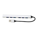 Miniatyrbilde 1 av 5: Usb3.0 Hub Bærbar Ultratynn Aluminium Multifunksjon 7 Porter Utvider Adapter Usb Datahub For Laptop