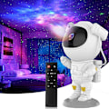 Miniatyrbilde 1 av 5: Astronaut Lysprojektor, Stjerneprojektor Galakse Nattlys For Barn, Astro Stjerne Nebel Led Lampe For Soverom Med Timer Og Fjernkontroll For Voksne