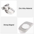Miniatyrbillede 3 af 5: Metal Dørstopper Magnet Ingen Boring Rustfrit Stål Dørstopper Gulv