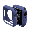 Miniatyrbillede 4 af 5: TPU Beskyttelsesetui til Apple Watch Series 4/5/6 44mm/SE 44mm/SE (2022) 44mm, Fuld Størrelse HD PET Film Dark Blue