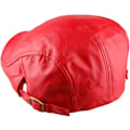 Miniatyrbillede 2 af 3: Flat Caps til mænd. PU Læder Newsboy Peaked Cabbie Ivy Gatsby Beret Hat Kørsel Red