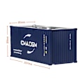 Miniatyrbild 5 av 5: 20ft Mini Shipping Container Modell Leksaker Last Container Maritimo Diecast Container Fartyg Box Pennhållare Kontorsgåvor Anpassad Logotyp APL 30 Pen holder