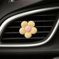 Pikkukuva 2 / 5: 6 kpl Auton tuuletusaukkojen klipsit Värikkäät Daisy-autonraikastimet Tuuletusaukon koristelu Söpöt autotarvikkeet Auton sisustus Tytöille Naisille