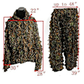 Miniatyrbilde 4 av 5: 3D-drakt for barn og voksne for jakt, jakt Ghillie-drakt, taktiske klær for airsoft