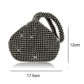 Miniatyrbilde 2 av 5: Mote Dame Brudepike Dame Bryllupsmiddag Clutchveske black
