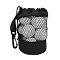Miniatyrbilde 1 av 5: 16x14cm golfball spesiell nettingpose oppbevaringspose nylon nettingpose enkeltsidig trekk tau nettingstoffpose