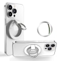 Miniatyrbild 1 av 5: Magnetisk telefonringhållare, justerbart telefonstativ kompatibelt med iPhone 13 White