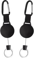 Tungt Retractable Nyckelkedja Nyckel Black 2