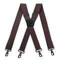 Herre Seler Med 4 Karabinhager Bred 3,8 Cm Justerbar Og Elastisk X-ryg