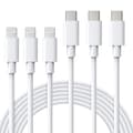 USB C til Lightning Kabel 3-pak 1M iPhone Hurtigopladerkabel PD Hurtig Opladning Lightning til USB C Kabel Kompatibel med 14/14Pro Max/14Pro