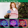 Miniatyrbillede 4 af 5: Flyvende Bold Legetøj Hover Orb 2022 Magisk Controller Mini Drone Boomerang Spinner 360 Roterende Spindende Ufo Sikker For Børn Voksne (blå) Blue
