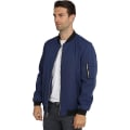 Miniatyrbilde 4 av 5: Lett fritidsjakke for menn Softshell Flight Bomber Varsity Vindjakke Navy 3XL