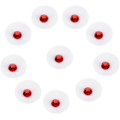 Miniatyrbilde 5 av 5: 10 stk/eske Tannkrystallsett Krystall Edelsten Krystall Rhinestones Dekorasjon Klar Dental Tann Negl red