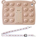 Miniatyrbillede 1 af 5: Silikone Bjørn iPad Tablet Beskyttende Stressreducerende Sensorisk Etui med Foldbart Støtteben og Penholder til iPad Mini 1 2 3 4 5 6 9.7\" 10.2\" 10.5\" 10.9\" 2