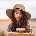 Miniatyrbillede 4 af 5: Dame Solhat Bred Skygge Sammenfoldelig Strandhat til Kvinder UV Beskyttelse Sommer Stråhat Style 1