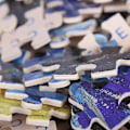 Miniatyrbild 2 av 2: 1000 bitars pussel 30x20 tum trä Santorini Thera Thira grekisk ö klippa