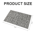 Pikkukuva 2 / 5: Lämmönkestävät tablettien suojukset, tahroja hylkivät, liukumattomat, pestävät PVC-pöytämatot Black gray