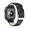 Miniatyrbillede 5 af 5: TPU Beskyttelsesetui til Apple Watch Series 4/5/6 44mm/SE 44mm/SE (2022) 44mm, + Fuld Størrelse HD PET Film