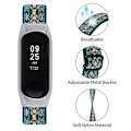 Miniatyrbillede 3 af 5: Til Xiaomi Mi Band 5/6 Elastisk Urrem Nylon Flettet Justerbar Udskiftningsrem
