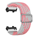 Miniatyrbillede 1 af 5: Nylon Flettet Justerbar Loop Urrem til Huami Amazfit T-Rex 2 Pink  White
