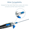 Miniatyrbild 5 av 5: 4 st Visual Fault Locator Fiberadapter, Fiberoptisk Koppling, Singlemode 9/125um FC Hane till LC Hona Hybrid Optisk Fiber