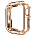 Pikkukuva 2 / 5: TPU Kellon Kuori Pudotussuojaava Kellon Suojus Apple Watch Series 4/5/6/SE/SE (2022) 40mm:lle Rose Gold