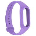 Miniatyrbild 2 av 5: Ersättningsilikonrem för Xiaomi Smart Band 8, integrerat armband med fodral Purple
