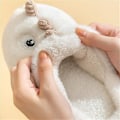 Miniatyrbild 3 av 5: 38/39 Eu Dinosaurietofflor Damtofflor Plyschtofflor Djurtofflor Varma Vintertofflor