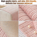 Miniatyrbild 3 av 5: 2023 Nytt Sofföverdrag Chenille Sofföverdrag För 3-Sits Soffa Överkast, Halkskydd L-formad Sofföverdrag, Möbelskydd Sofföverdrag För Sittkudde Soffa Pink Sofa cushion 70x180cm
