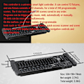 Miniatyrbillede 4 af 5: DMX 384B Konsol, Dmx512 Lysstyring, Midi Input, Intelligent DJ Controller, DJ Dæmpningskonsol, Scene Lysstyring, med LED Display