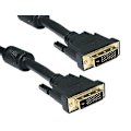 Pikkukuva 2 / 2: Dvi-d Dual Link 24+1 -nastainen uros-uros -kaapeli ferriittisydämillä, kulta