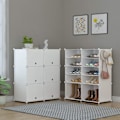 Miniatyrbillede 4 af 5: Skohylde, 5-lags skoskab, plastik skohyldeorganiser til garderobe, entre, soveværelse, indgang
