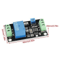 Miniatyrbillede 2 af 5: Timer Relæ 5v 12v 24v Justerbart Timer Forsinkelses Relæ Modul Selvlåsende Trigger Forsinkelses Kontroller Forsinkelse Til Frakoblings Modul (dc12v)