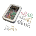 Miniatyrbillede 1 af 5: 60 stk. Katteformede Papirclips Mini Bogmærkeclips (6 Farver)