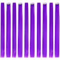 Miniatyrbilde 2 av 5: 10 stk. Fargede Clip In Hårextensions 22\" Rett Mote Hårstykker For Fest