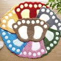 Miniatyrbilde 3 av 5: Baderomsmatter Vannabsorberende Sklisikker Matte Brukes På Baderom, Dusj, Rom, Osv. Myk Mikrofiber Bademat Maskinvaskbar Bademat Baderomsmatte (g