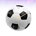 Miniatyrbillede 2 af 3: Kreativ Vægur Akryl Fodbold Design Hængeur Lydløs Bevægelse Dekorativ Vægure Indretning til Stue Soveværelse Studie