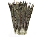 Miniatyrbild 4 av 4: Set med 10 st naturfärgade fasanstjärtfjädrar 12-14 tum DIY-dekoration (naturlig)