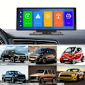 Miniatyrbillede 3 af 5: 1 stk. 10,26 tommer Bakspejlsskærm til Bil Carplay Android Auto Trådløs Forbindelse Multimedia Videoafspiller GPS Navigation Instrumentbræt
