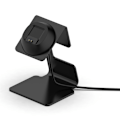 Miniatyrbilde 1 av 5: For Xiaomi Smart Band 8 Klokke Laderholder Metall Smartklokke Laderstativ (uten Lader) Black