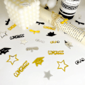 Miniatyrbillede 4 af 5: 1000 stk. konfetti til dimission, pynt til dimissionsfest til hjemmet, college, senior, gymnasiebal, metallisk glitter bordkonfetti drys