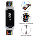 Miniatyrbillede 3 af 5: Udskiftningsurrem til Xiaomi Mi Band 7, nylonflettet elastisk justerbar løkke Style 5