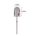Miniatyrbillede 2 af 5: Diamant Pedicure Keglebit til Fjernelse af Revnet Hud, Hård Hud og Ligtorne, Fodfilværktøj A3