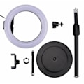 Miniatyrbillede 5 af 5: Selfie Flash Ring Light Mobiltelefonholder LED Kameramontering Lang Arm USB-stativ