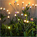 Pikkukuva 1 / 5: Aurinkopuutarhavalot - 2 kpl Led Aurinkokuhankeittäjävaloja Colorful 8 head