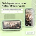 Pikkukuva 3 / 5: Puhelimen pidike suihkuun, vedenpitävä puhelinkotelo kylpyhuoneeseen 360° kääntyvyydellä, pystysuuntainen säätö 40-70°, seinään asennettava puhelimen pidike - GSL White