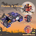 Miniatyrbillede 3 af 5: HUOGUO 2 Pak Halloween Fidget Infinity Cube Figet Figetget Figit Stress Sensorisk Cube Legetøj Spil Gave til Voksen Barn Pige Dreng